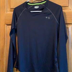 Long sleeved athletic shirt (black)